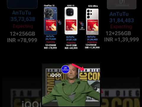 OnePlus 15 vs IQOO 15 vs Samsung S26 Ultra Came with Snapdragon 8 Elite Gen 5