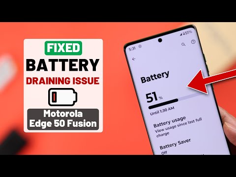 Moto Edge 50: How to Fix Battery Draining Too Fast on Motorola!