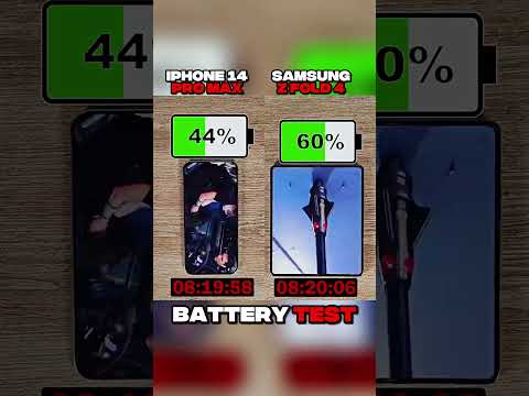 iPhone 14 Pro Max Vs Samsung Z Fold 4 Battery 🔋 Test !!