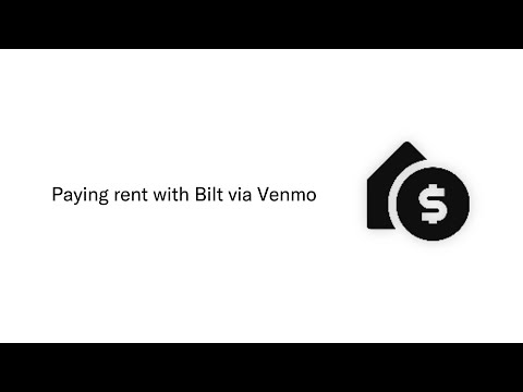 How to pay rent with Bilt via Venmo