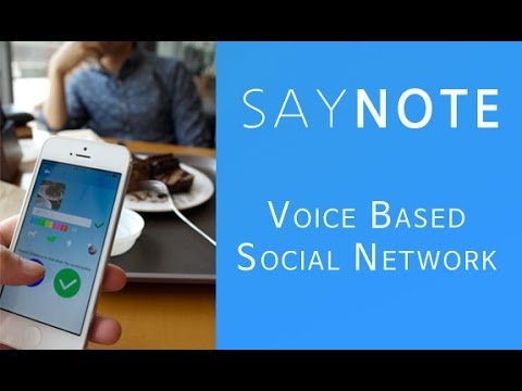 Social Network App Say Note iPhone App Review