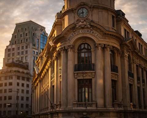 Bolsa de Comercio de Santiago (BOLSASTGO) stock holds at 368 pesos as annual results loom