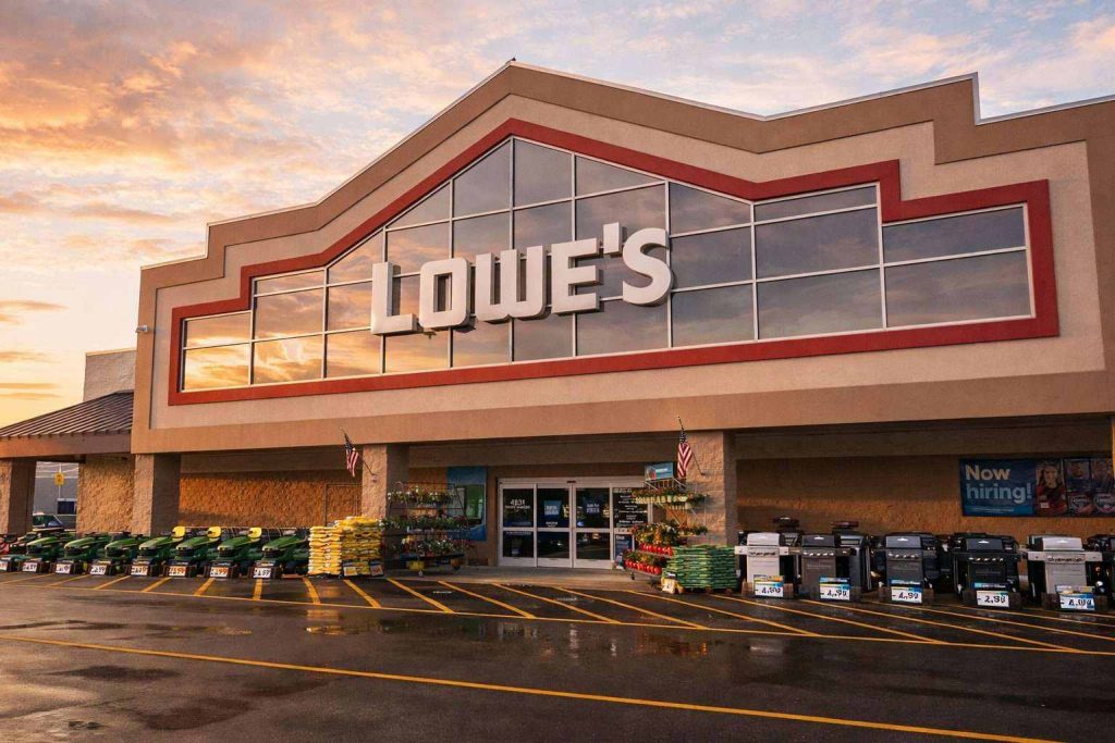 Lowe’s stock ticks lower from a fresh high as deal chatter sharpens focus on the pro market