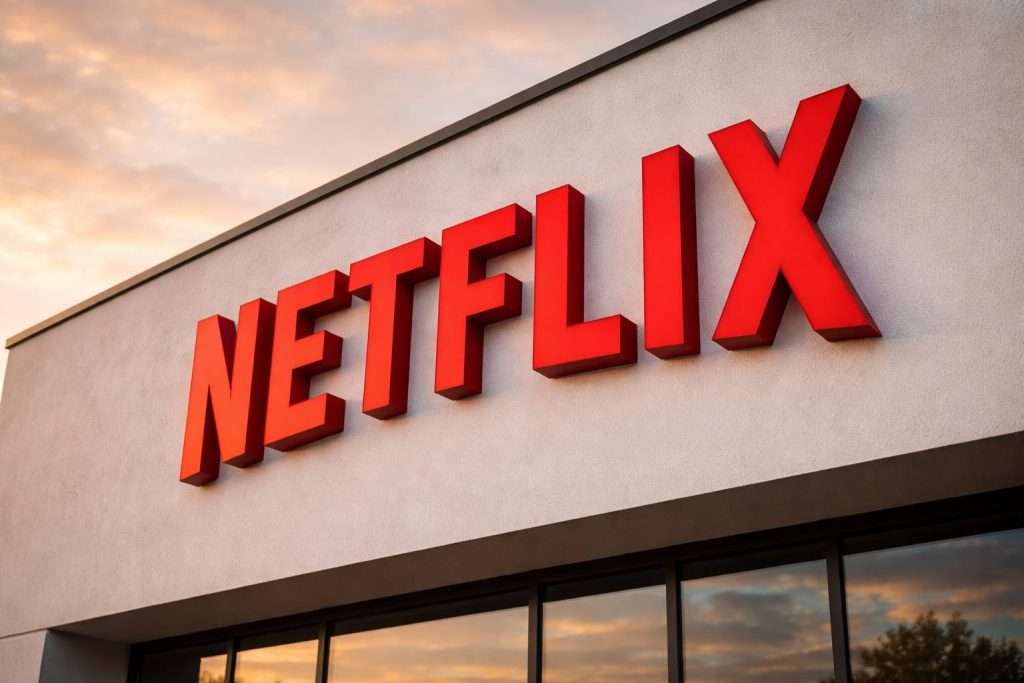 Netflix stock slips to $77 as Warner bid battle nears Monday deadline