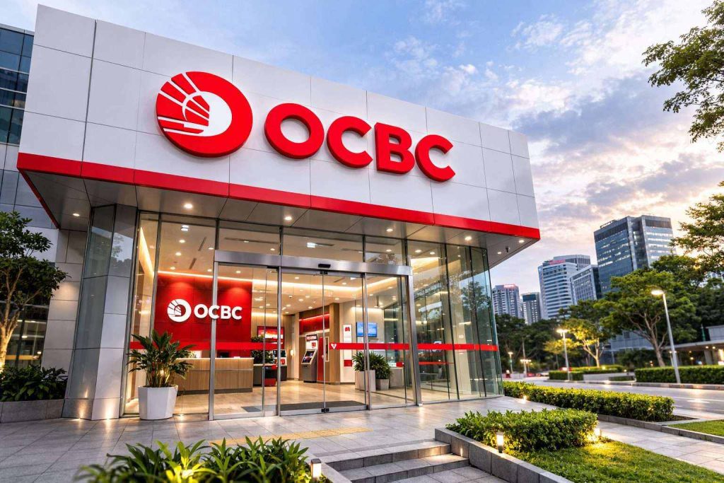 OCBC share price today: bank stock jumps as Singapore market firms ahead of earnings week