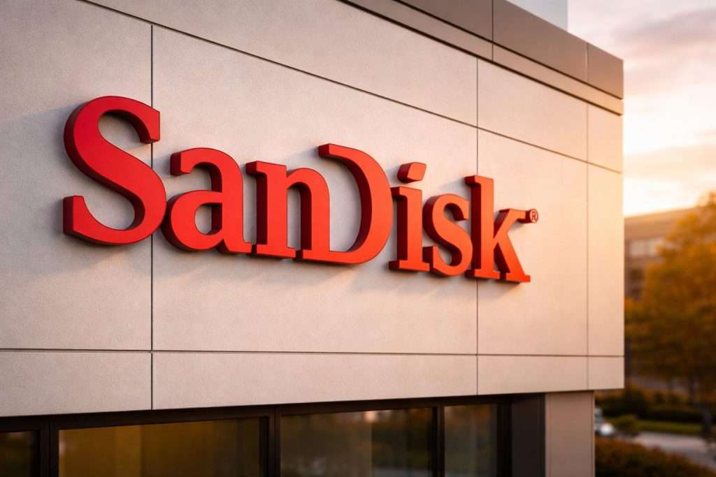 SanDisk stock price slides today as Sandisk gives back two-day rally on memory-sector pullback
