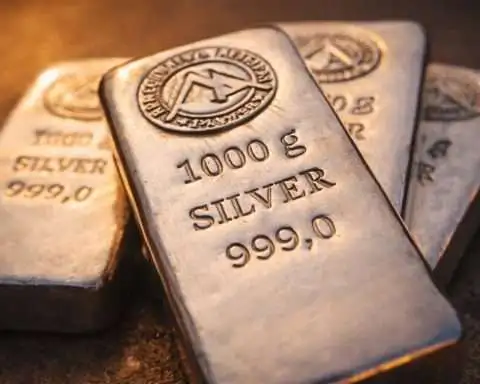 Silver price today: spot silver drops to $75.83 as dollar firms in holiday-thinned trade