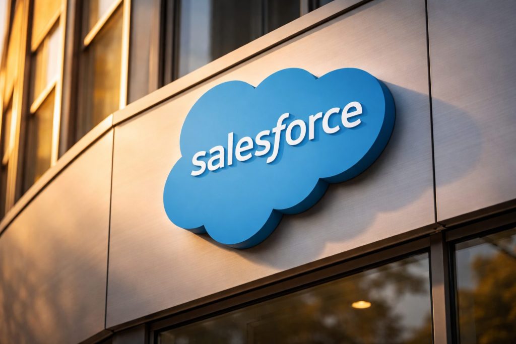 Salesforce stock price slips as Formula 1 AI tie-up lands and buyback doubts linger
