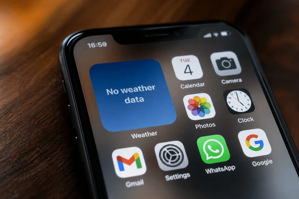 Apple Weather Down: iPhone Users Hit by App Outage as Reports Spike