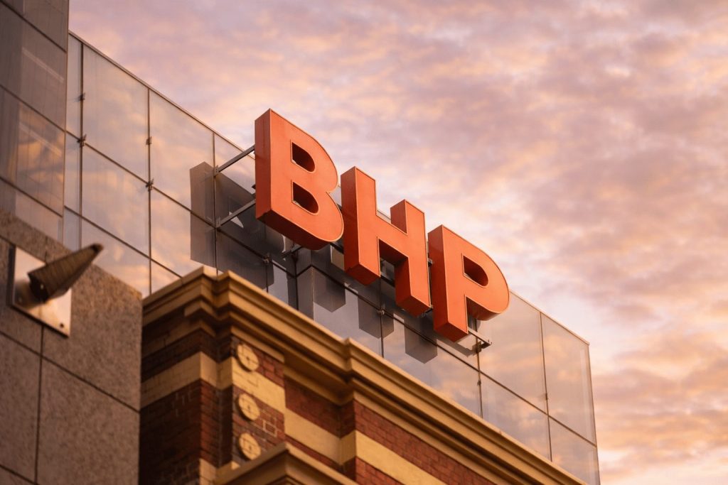 BHP Group Ltd Shares Drop as Oil Shock, China Iron Ore Fight Put April Review in Focus