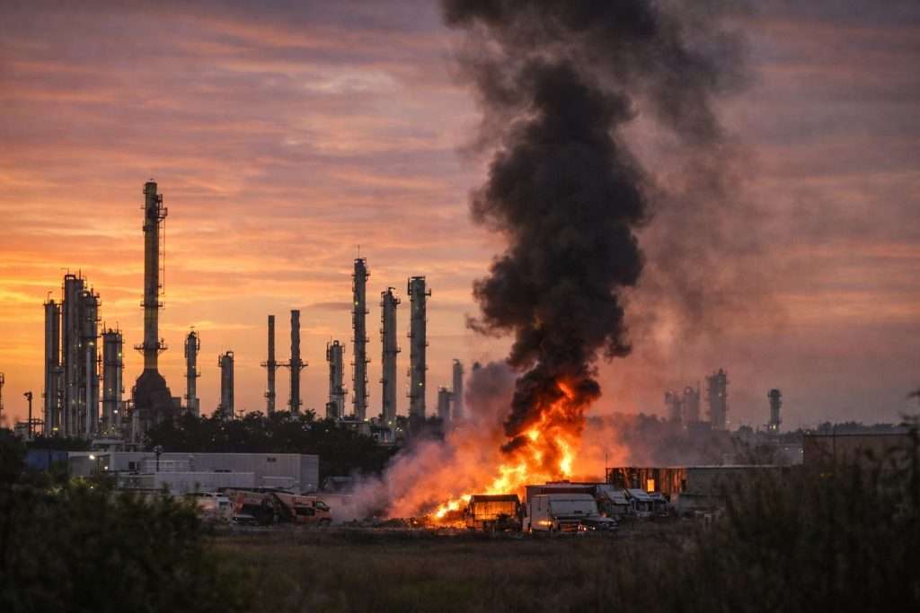 Iran Says Lavan Oil Refinery Hit, Israel Denies Role as Ceasefire Faces Early Test