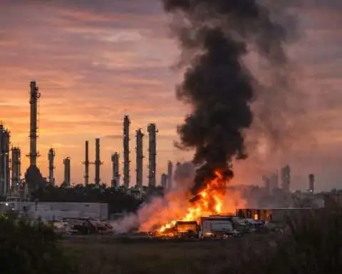 Iran Says Lavan Oil Refinery Hit, Israel Denies Role as Ceasefire Faces Early Test