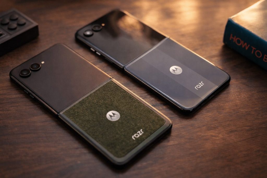 Motorola Razr 70 and Razr 70 Ultra leaks reveal wood finish, new colors as launch nears