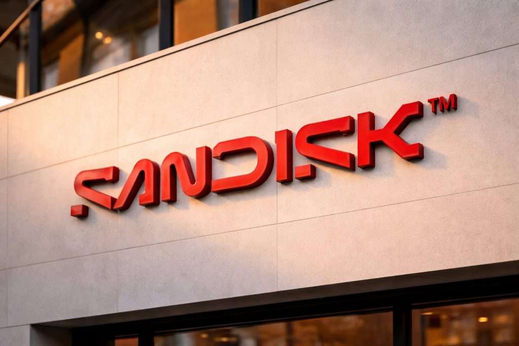 Sandisk Stock Jumps as Nasdaq-100 Entry Nears, Replacing Atlassian