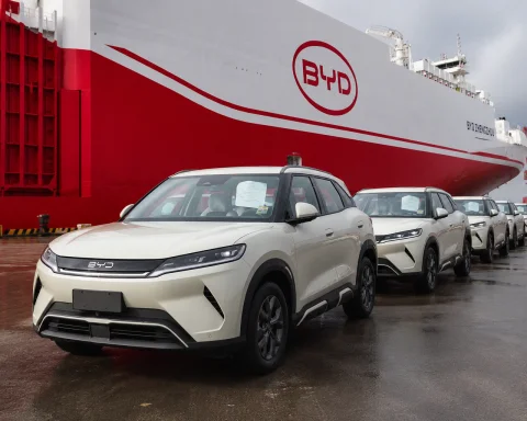 BYD Car Carrier Heads to Australia as Ford, Mazda Trail