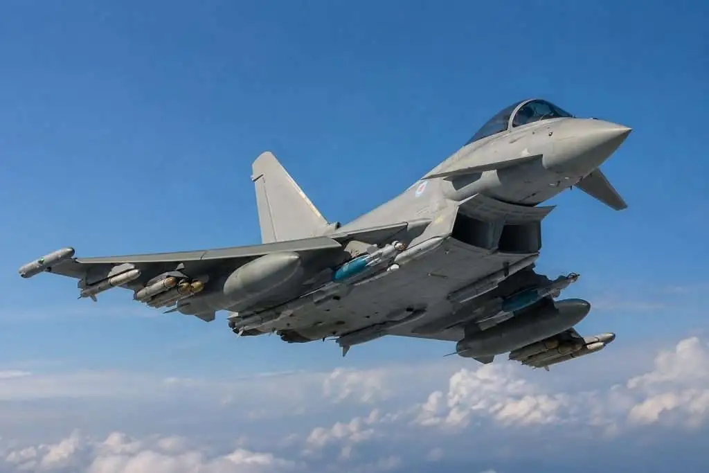 UK Typhoons to Take On Iranian Drones With Lower-Cost Weapons