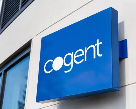 Cogent Stock Rises as Legal Cloud Stays in Focus Ahead of Holiday