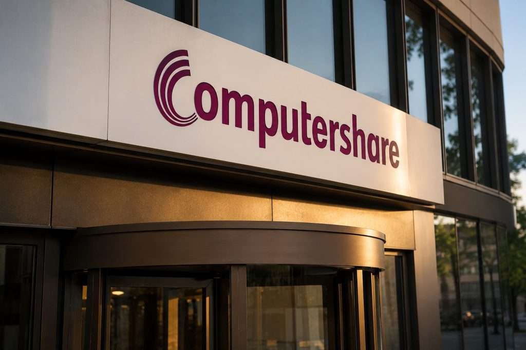 Computershare Stock Gains, Traders Look to Rate Moves