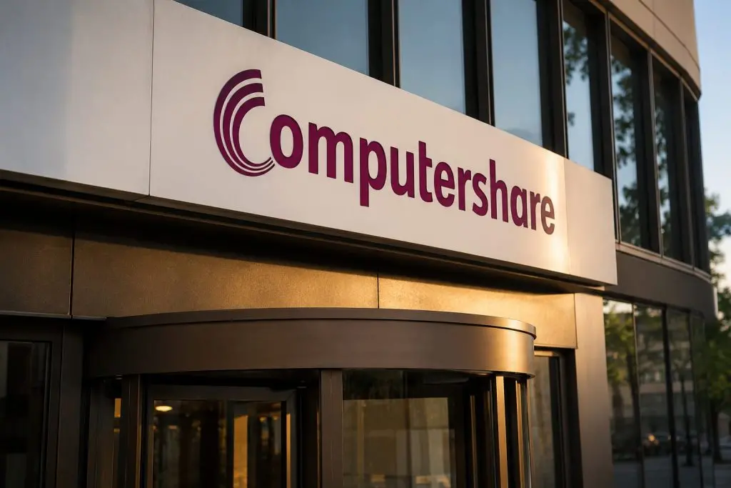 Computershare Stock Gains, Traders Look to Rate Moves