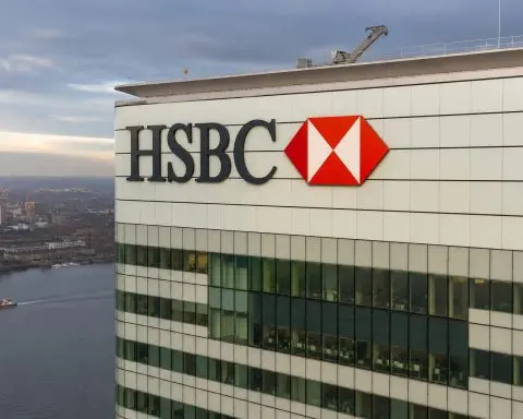 HSBC falls as investors look at Asia strategy and AI plans