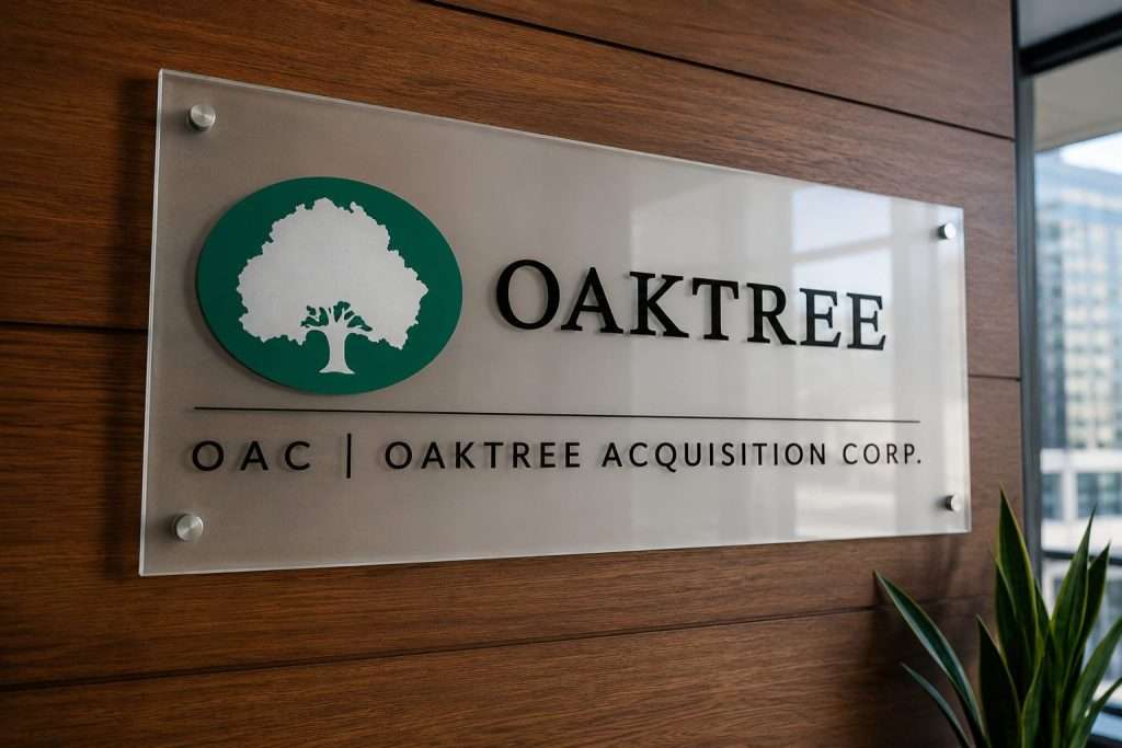 Oaktree’s OACC SPAC Looks Quiet. The October Deadline Is the Real Story