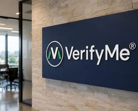 VerifyMe Stock Slides Again as Nasdaq $1 Deadline and Open World Merger Looms