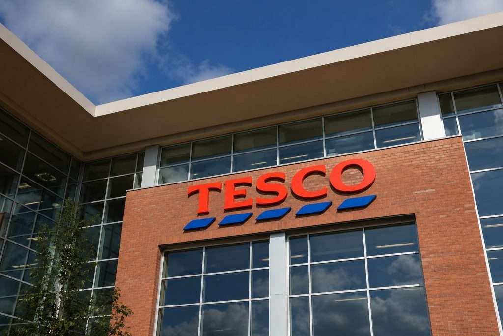 Tesco Rises After Buyback; UK Grocery Market in Spotlight