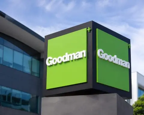 Goodman Group stock trades up after going ex-distribution, data-centre premium in view