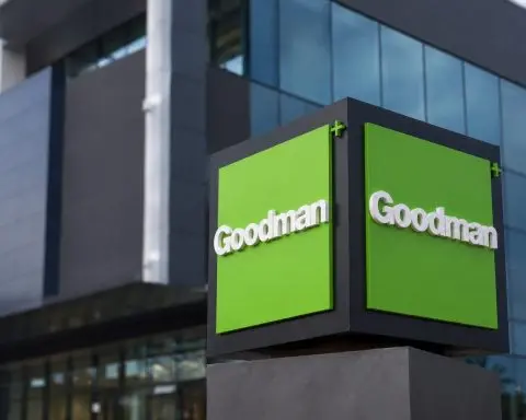 Goodman Group (ASX:GMG) steady at A$31.55 with partner capital backing A$2.65b deal
