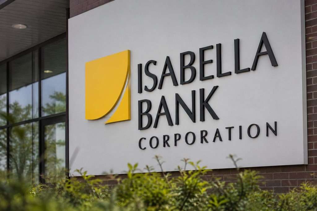 Isabella Bank Stock Edges Down With Dividend Date Closing In Amid Regional Banking Strains
