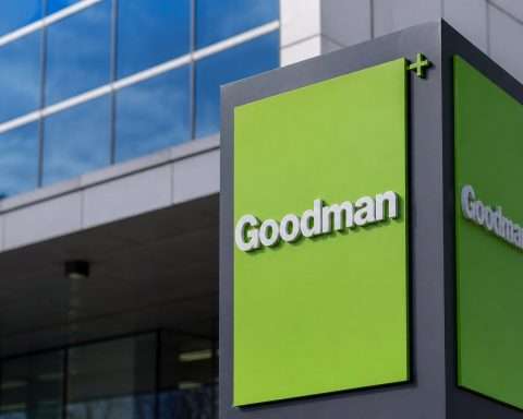 Goodman Group Drops as ASX Moves Lower; Investors Focus on Data-Centre Plans