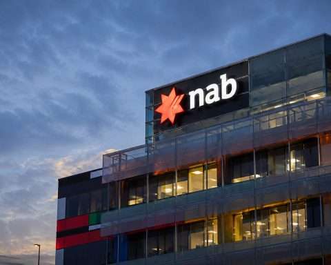 NAB shares trail ASX 200 as RBA rate outlook stays in play