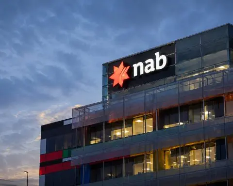 NAB shares trail ASX 200 as RBA rate outlook stays in play
