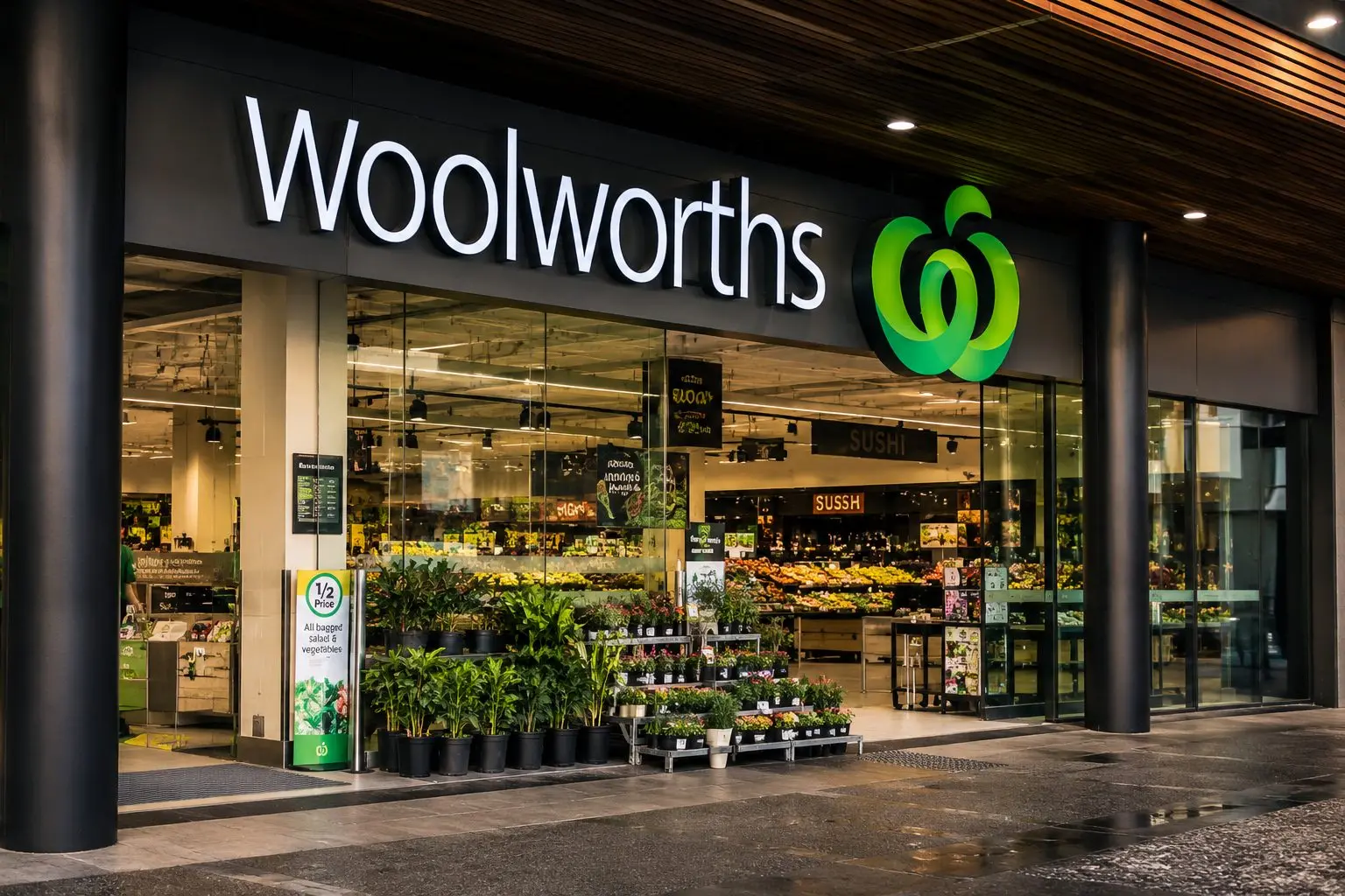 Woolworths Falls as ASX Climbs; Margin Pressure Stays in Focus