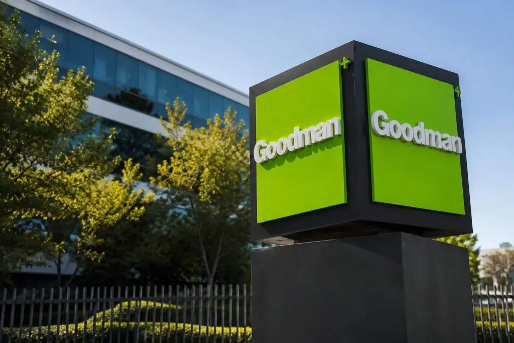 Goodman Group Drops 1.2% With Sector Slide Overshadowing A$2.65 Billion Brickworks Sale