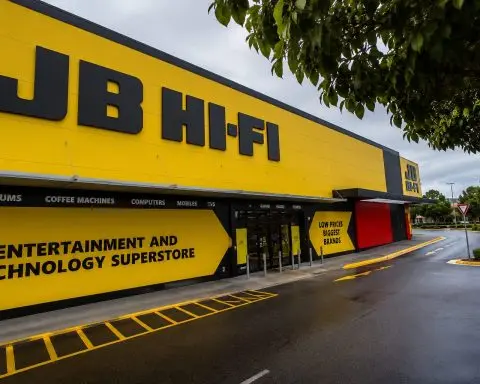 JB Hi-Fi up A$424 million as Q3 sales slow ahead of results