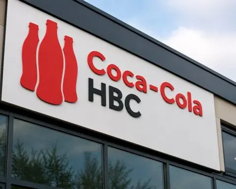 Coca-Cola HBC (LON:CCH) shares touch 52-week high, topping analyst estimates