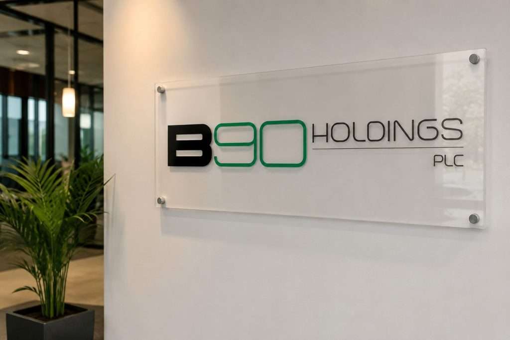 B90 Holdings gains 6% as light volume widens spreads