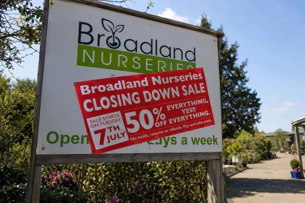 Broadland Nurseries closure puts spotlight on exits for UK garden retail SMEs Broadland Nurseries closure puts spotlight on exits for UK garden retail SMEs