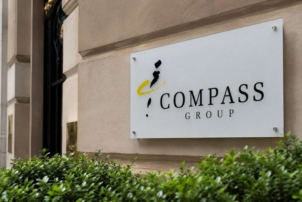 Compass Group trades lower on FTSE 100 as investors eye July update, dollar move in focus