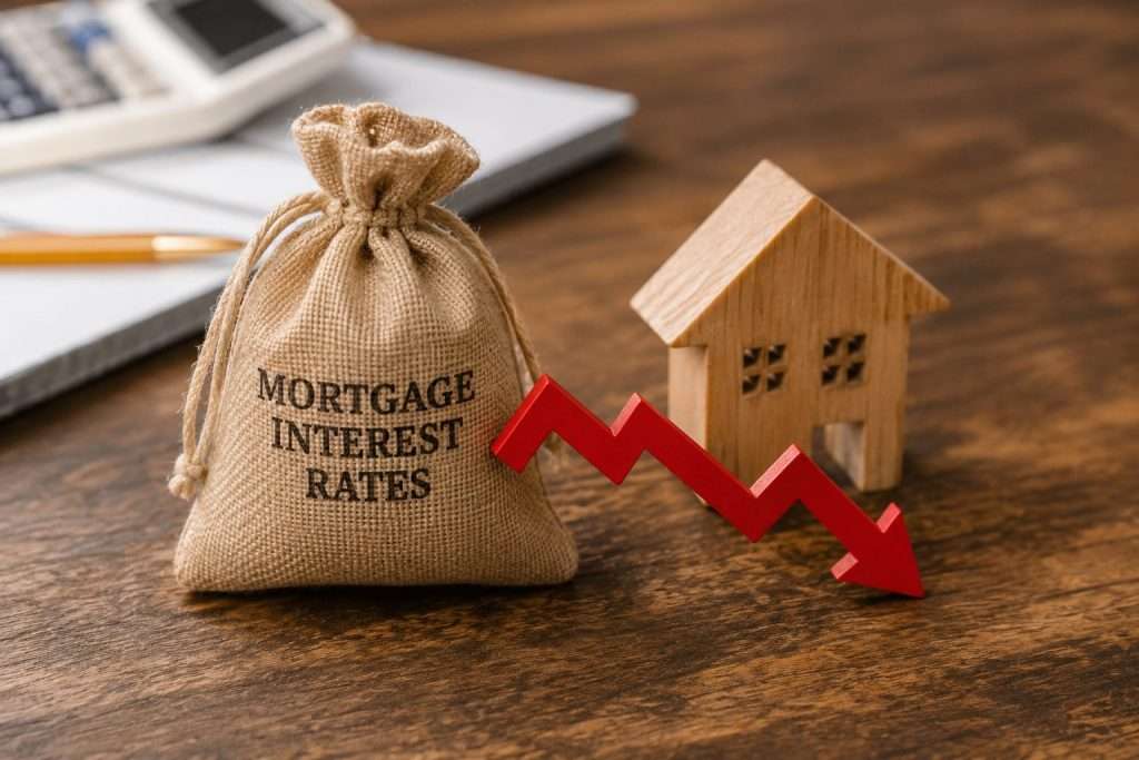 U.S. housing stocks quiet as mortgage rates ease but refi math still tough
