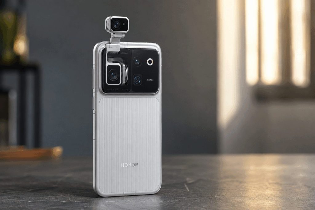 Honor launches motorized 200MP gimbal phone in China
