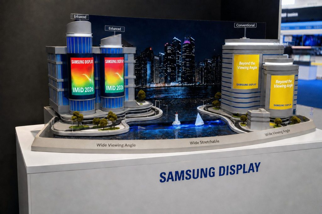 Samsung’s Wide View OLED Targets Foldable Phones’ Brightness Gap